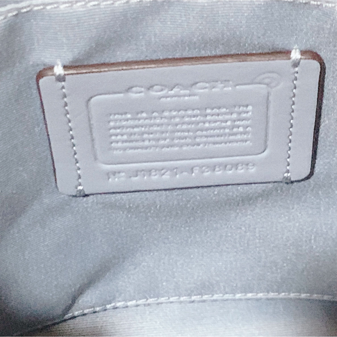 COACH コーチ トートバッグ 美品 PVCレザー シグネチャー F38089