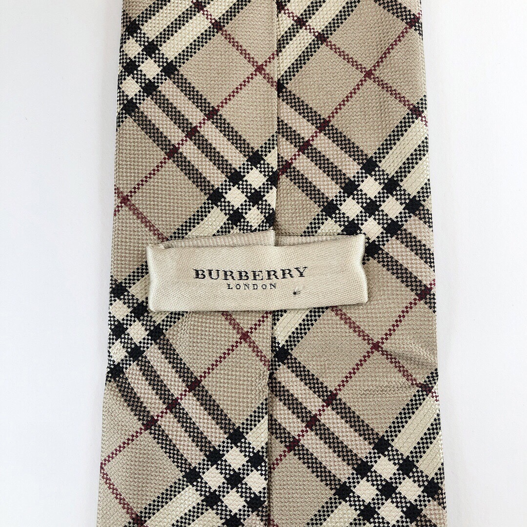 BURBERRY(バーバリー)のバーバリー ネクタイ チェック柄 ベージュ系 メンズのファッション小物(ネクタイ)の商品写真