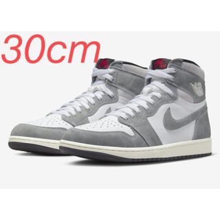 ナイキ(NIKE)のNIKE AIR JORDAN 1 HIGHT BLACK AND GREY(スニーカー)