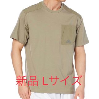 アディダス(adidas)のアディダス adidas ショートスリーブ Tシャツ メンズLサイズ(Tシャツ/カットソー(半袖/袖なし))