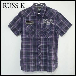 ラスケー(RUSS・K)のRUSS-K ラスケー メンズ 半袖 チェック シャツ メンズ トップス(シャツ)