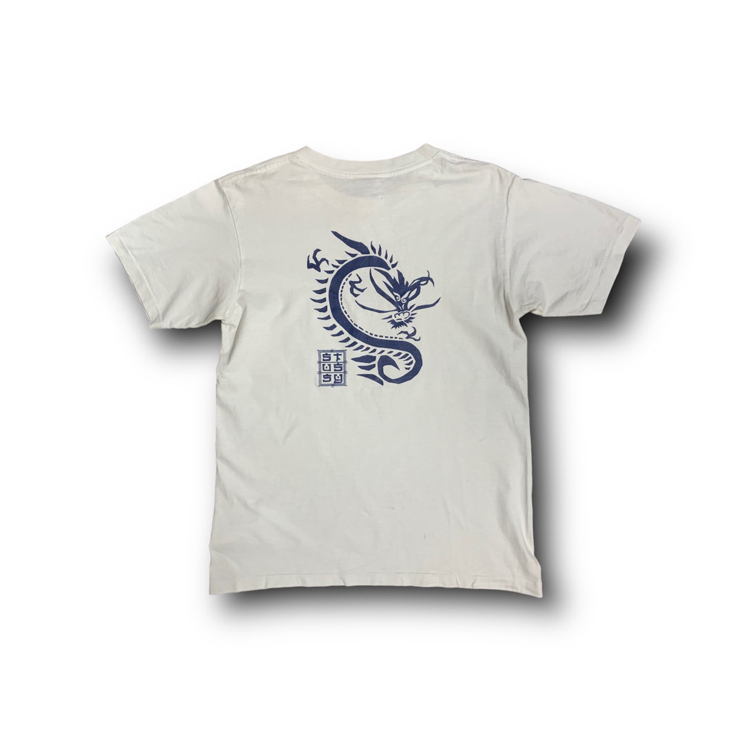90s OLD STUSSY "Dragon"  T-shirt