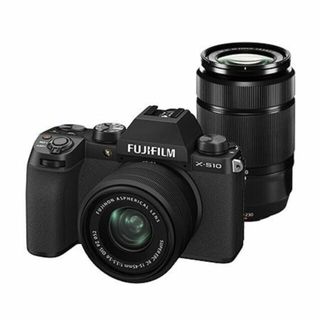 フジフイルム(富士フイルム)の【新品】FUJIFILM X-S10 ダブルズームレンズキット(ミラーレス一眼)