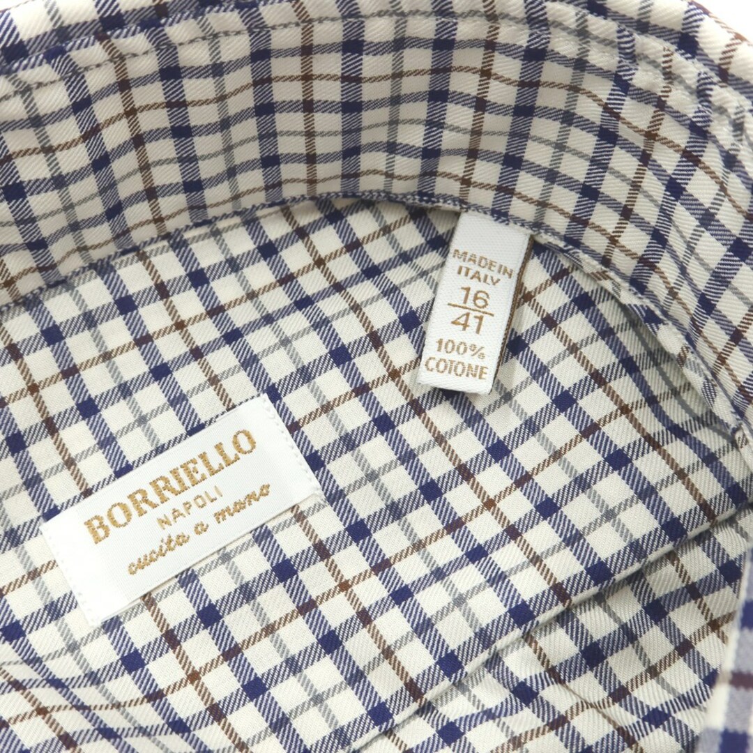【新品・未使用】BORRIELLO napoli ドレスシャツ size41