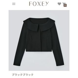 フォクシー(FOXEY)のfoxey 43477 jacket aria 襟つき　ジャケット　38 未使用(その他)