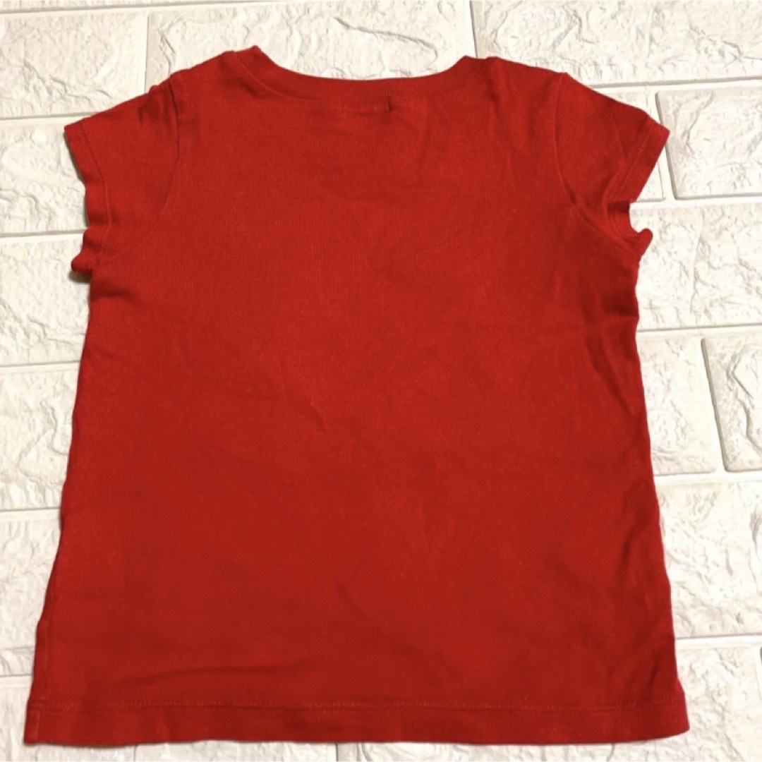 mikihouse(ミキハウス)の美品　100 ミキハウス　赤のプリントTシャツ　うさこ キッズ/ベビー/マタニティのキッズ服女の子用(90cm~)(Tシャツ/カットソー)の商品写真