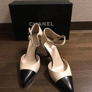 シャネル(CHANEL)の新品sale シャネル　バイカラー　パンプス　35(ハイヒール/パンプス)