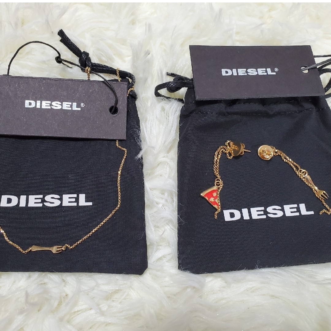 DIESEL 定価16800円×2★ピアス ネックレスセット★新品未使用