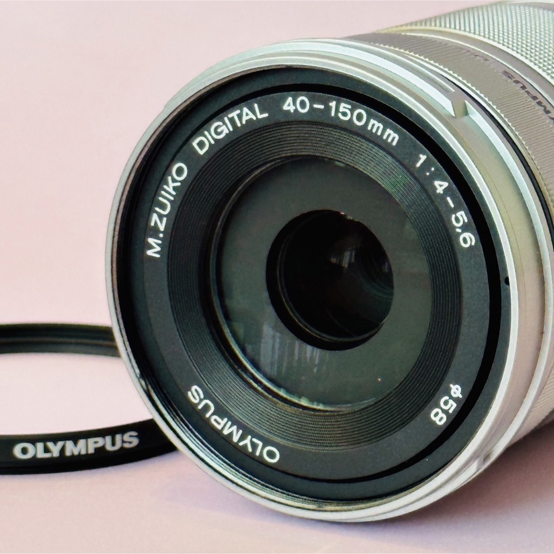 OLYMPUS(オリンパス)の✨レンズプロテクター付✨OLYMPUS M.ZUIKO 40-150mm スマホ/家電/カメラのカメラ(レンズ(ズーム))の商品写真