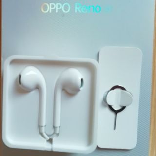 オッポ(OPPO)のOPPO Reno イヤホン　新品未使用　純正品(ヘッドフォン/イヤフォン)