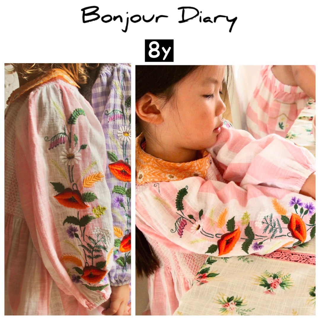 ★新品未使用★Bonjour Diary ボンジュールダイアリー ブラウス 8Y