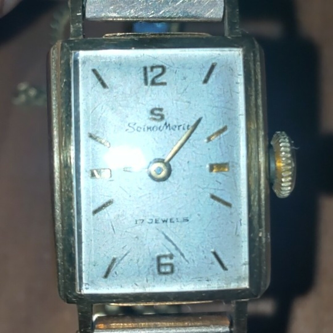 SEIKO 金無垢 手巻き時計 - 腕時計