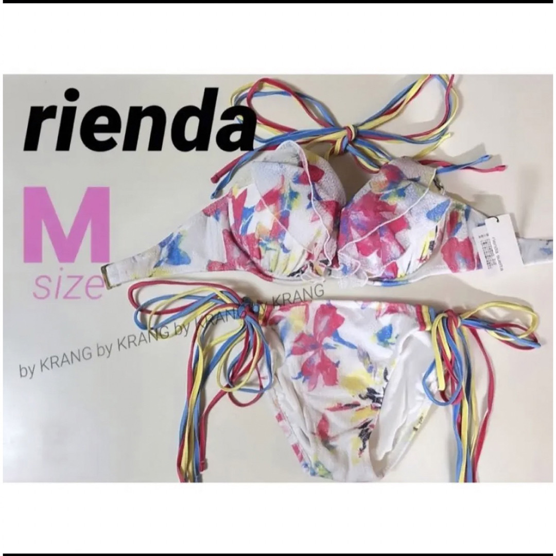 rienda(リエンダ)の【最終値下】rienda フラワー カップ ビキニ　水着　プール　海 レディースの水着/浴衣(水着)の商品写真