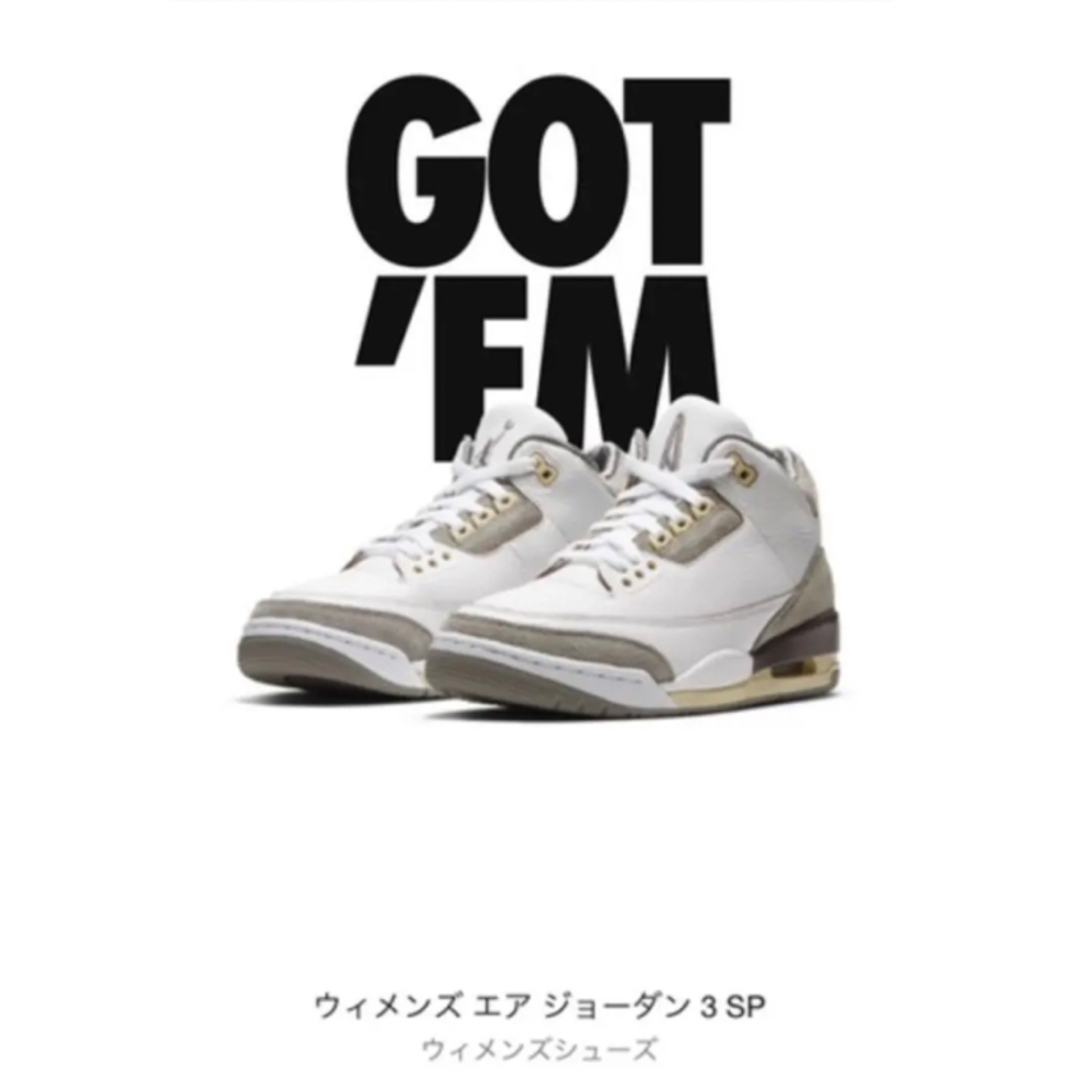 nikeナイキ エアジョーダン3 AIRJORDAN アママニエール