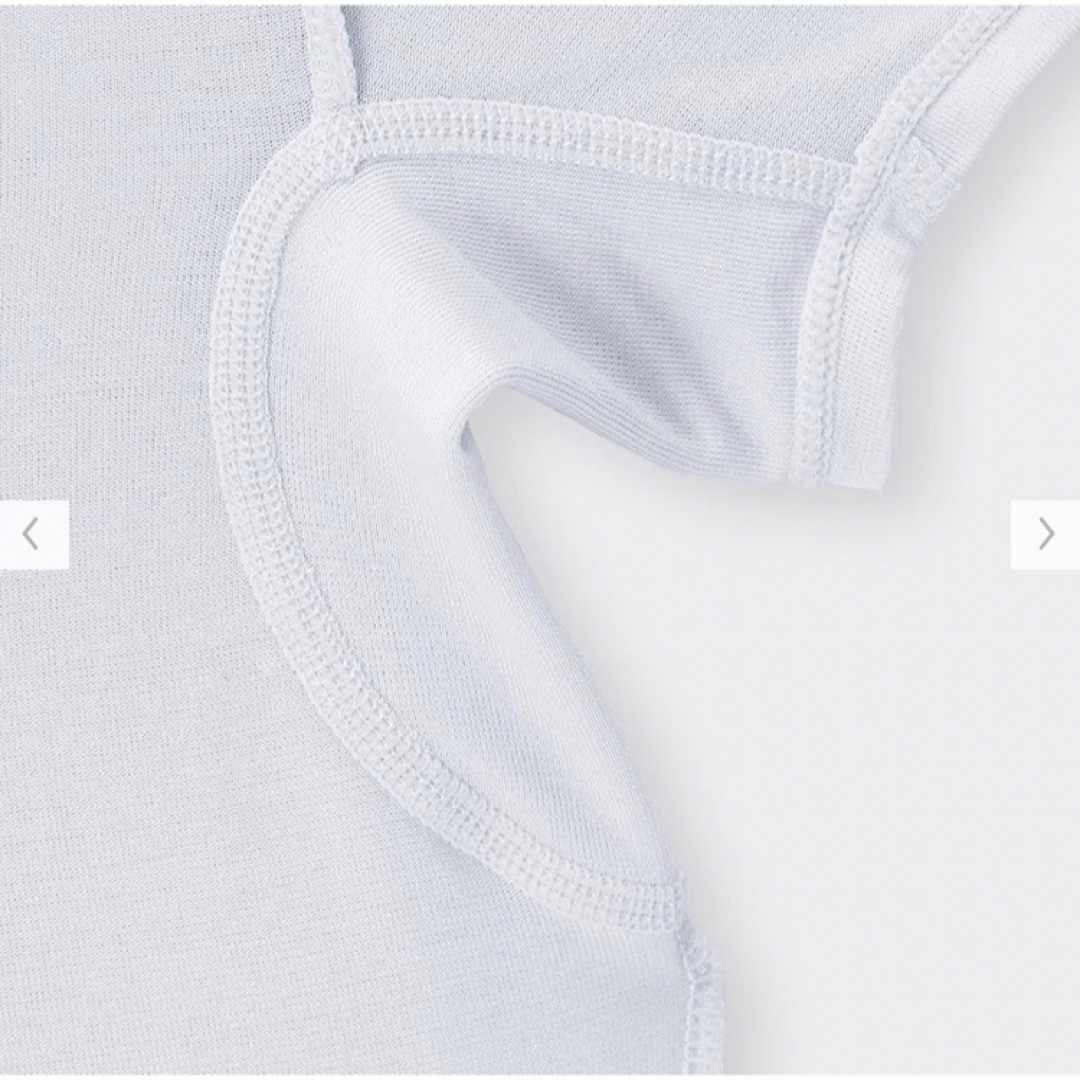 GU(ジーユー)のGU スタイルドライ2WAYクロップドT(半袖)(汗取り付き) M レディースの下着/アンダーウェア(アンダーシャツ/防寒インナー)の商品写真