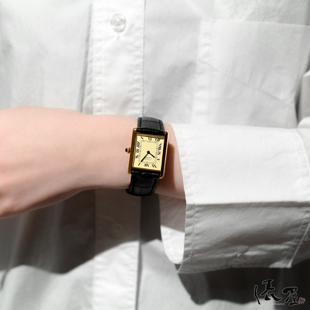 【仕上済/OH済】カルティエ マストタンク LM 手巻き式 ヴィンテージ アンティーク メンズ Cartier 時計 腕時計 【送料無料】