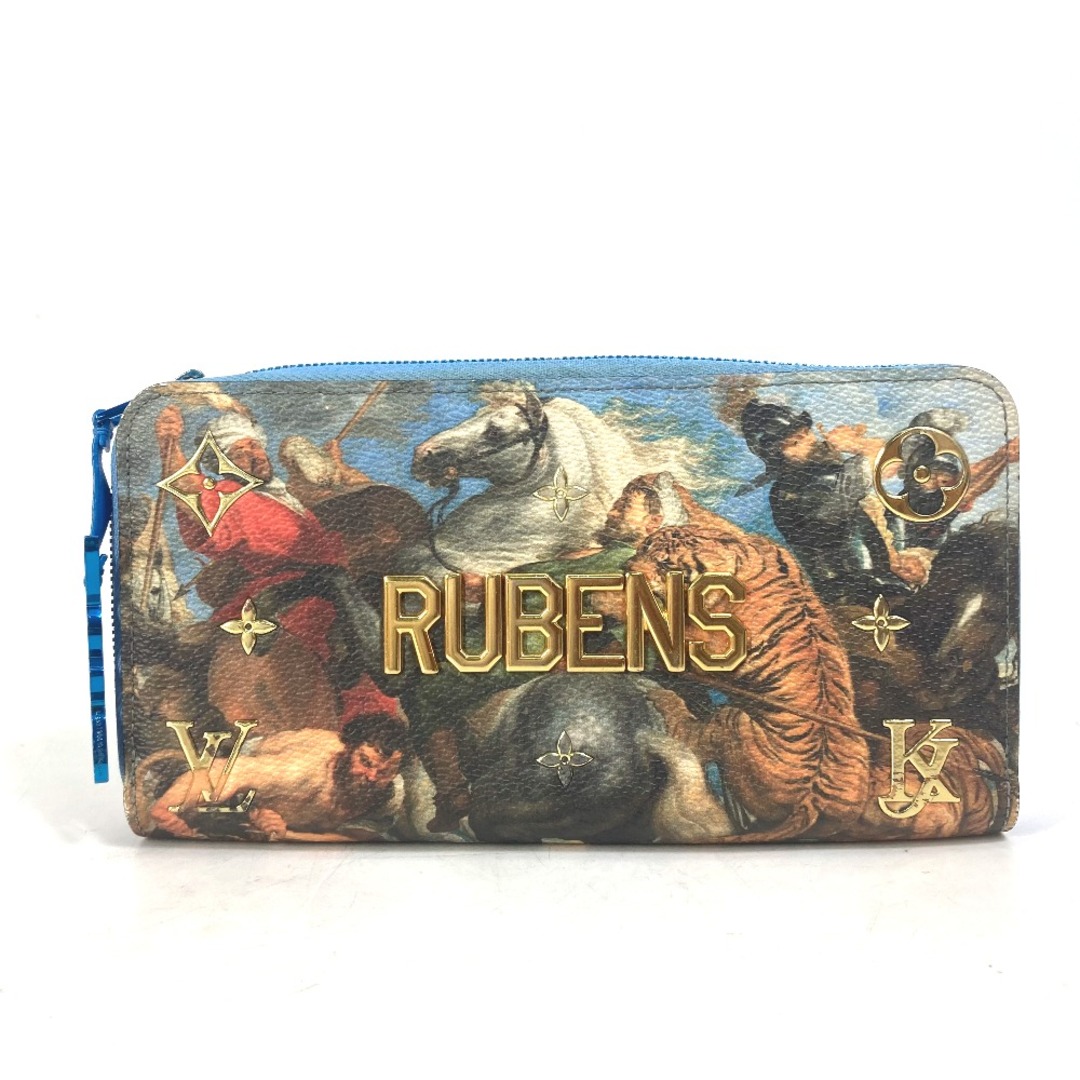 ルイヴィトン LOUIS VUITTON ジッピーウォレット RUBENS(ルーベンス） M64603 マスターズ コレクション 長財布 長財布 レザー ブルー