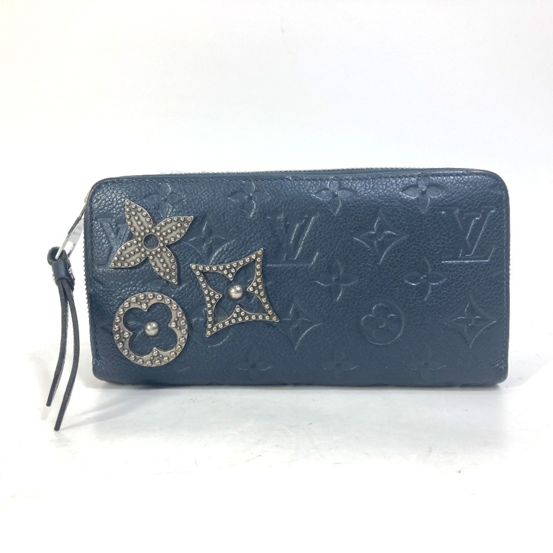 ルイヴィトン LOUIS VUITTON ジッピー ウォレット M62069 モノグラムアンプラント ラウンドファスナー 長財布  モノグラムアンプラントレザー マリンメタル ネイビー系 | フリマアプリ ラクマ