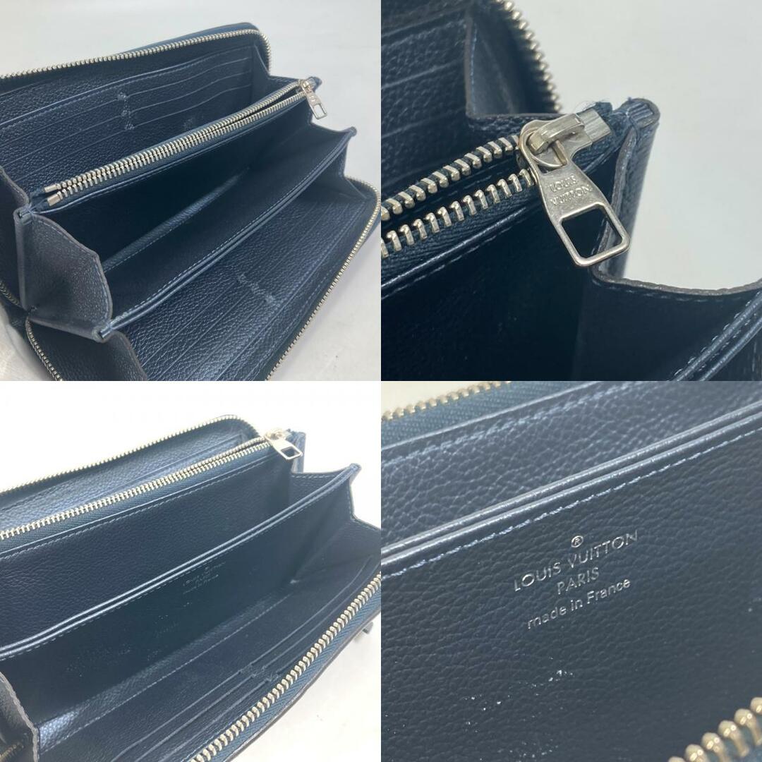 ルイヴィトン LOUIS VUITTON ジッピー ウォレット M62069 モノグラムアンプラント ラウンドファスナー 長財布 モノグラムアンプラントレザー マリンメタル ネイビー系