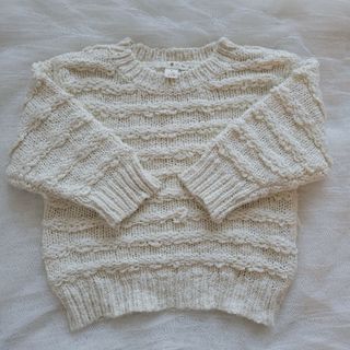 キャラメルベビー&チャイルド(Caramel baby&child )の.さま専用★GROWN Loop Pull Over Milk size1(ニット/セーター)