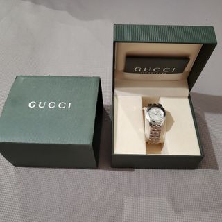 グッチ(Gucci)のGUCCI 5500L ラウンドフェイス 腕時計 レディース(腕時計)