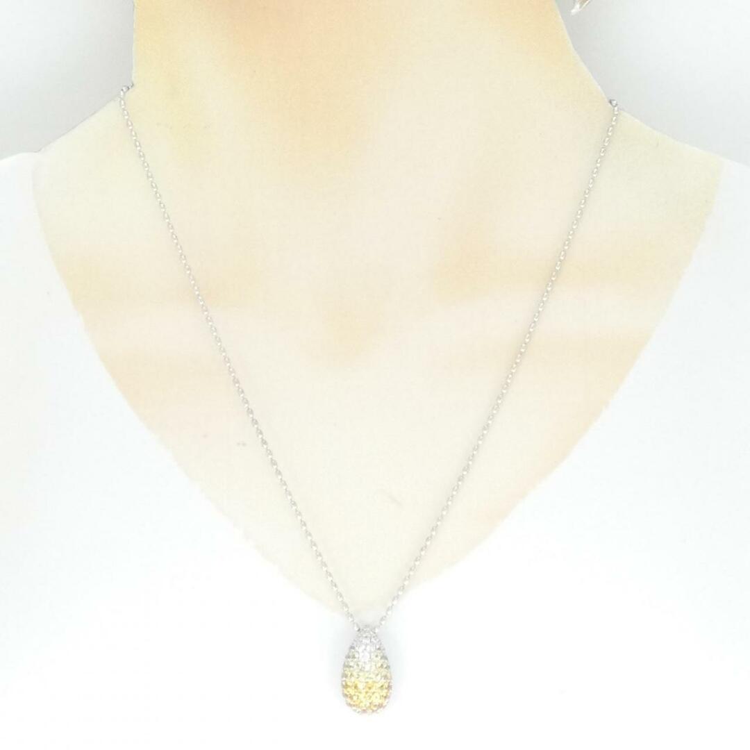 PM/PT サファイヤ ネックレス 0.92CT