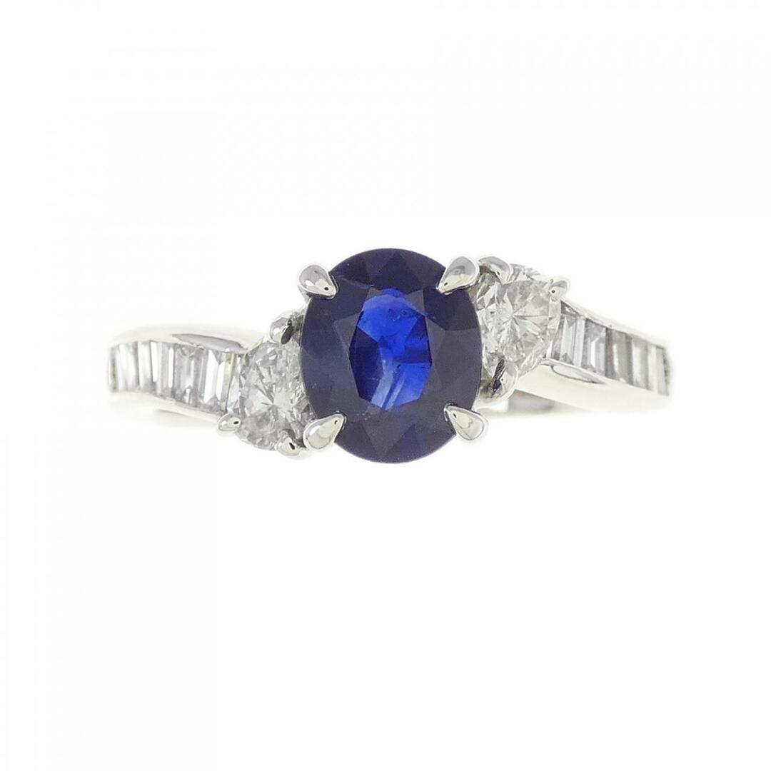 PT サファイヤ リング 0.89CT
