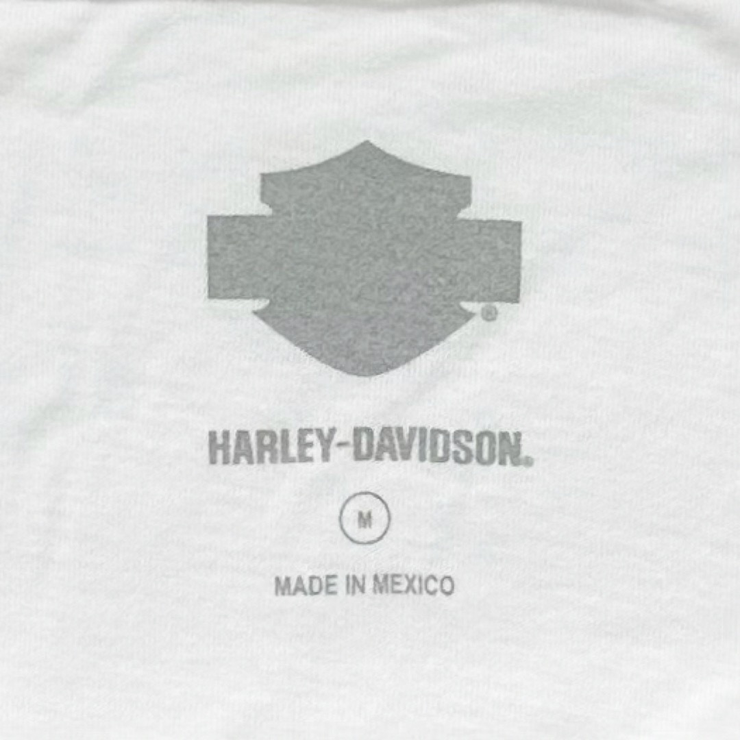 Harley Davidson(ハーレーダビッドソン)のHARLEY/ハーレーダビッドソン★半袖Tシャツ★ノースリーブ★ホワイト/白★M メンズのトップス(Tシャツ/カットソー(半袖/袖なし))の商品写真