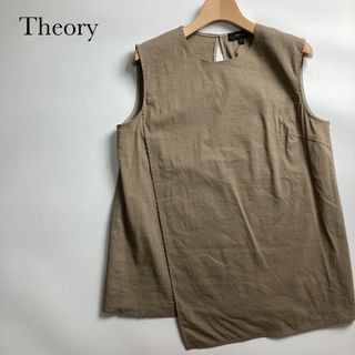 セオリー(theory)のTheory セオリー　2021SS  麻　カットソー　ブラウス　リネン(シャツ/ブラウス(半袖/袖なし))