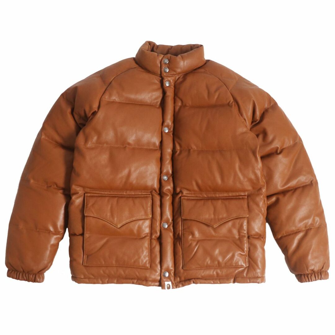 A BATHING APE - 良品□A BATHING APE エイプ 001HJC801020X LEATHER ...