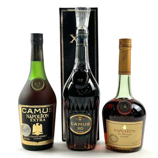 3本 CAMUS COURVOISIER コニャック(ブランデー)