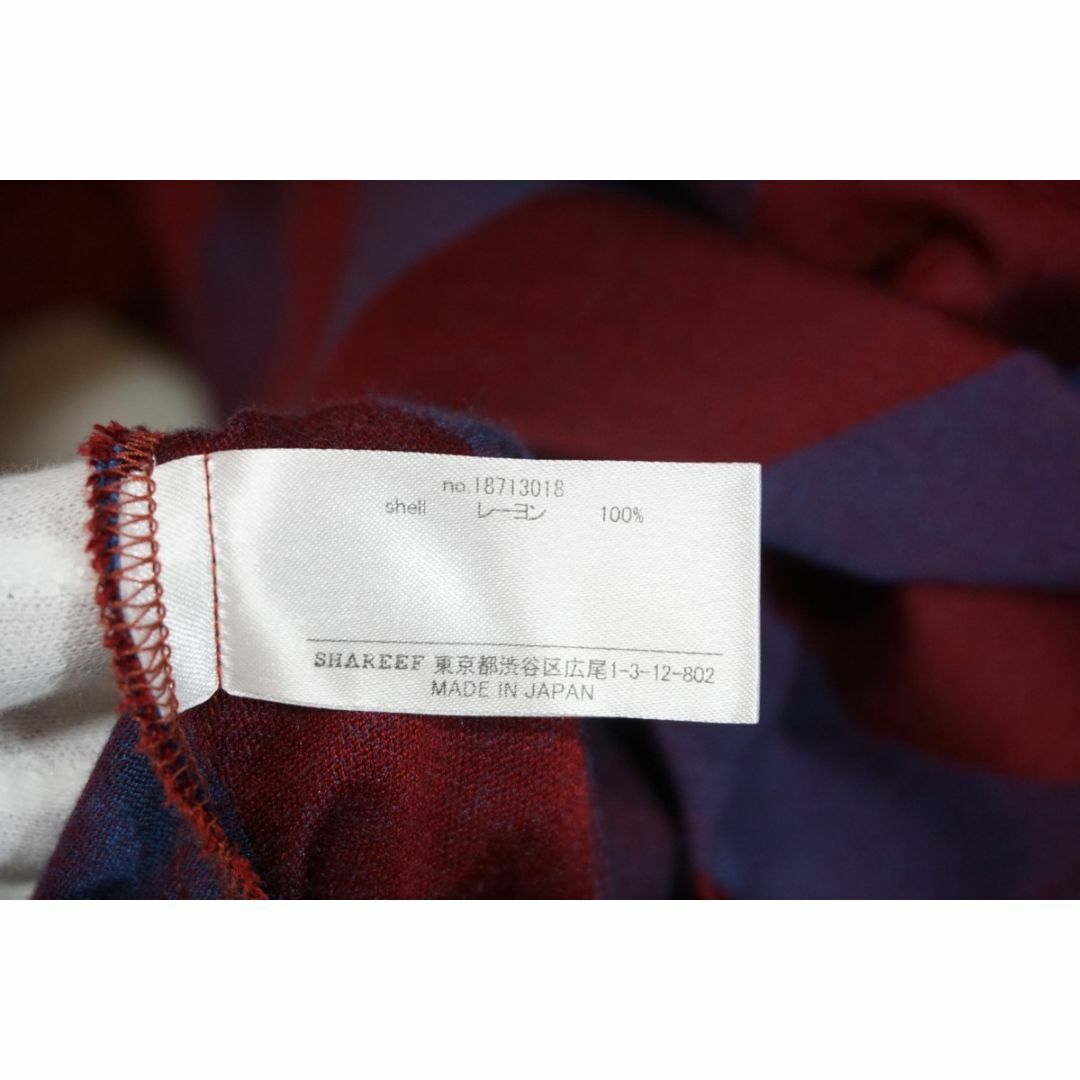美品 18SS SHAREEFシャリーフ ストライプ 長袖シャツ 728N△ - シャツ