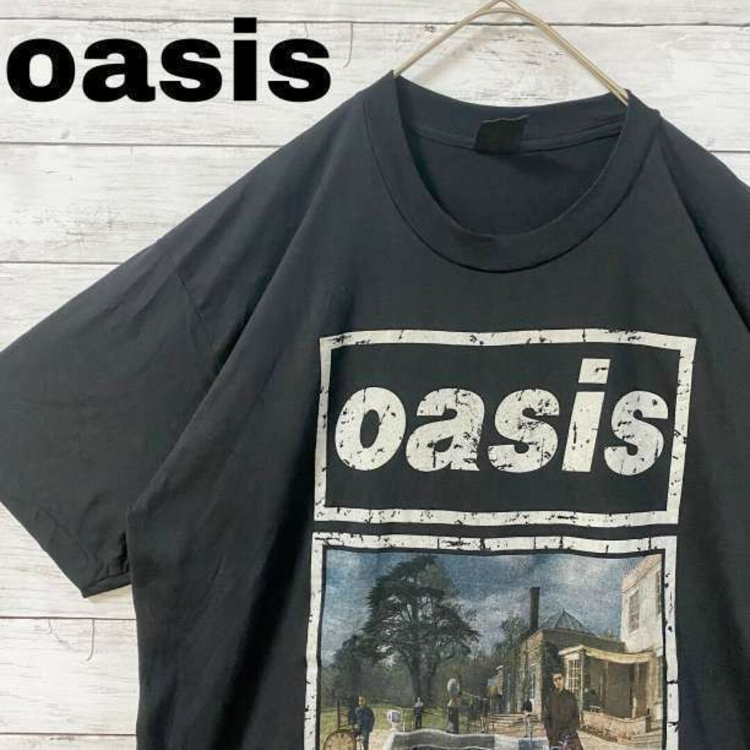 m80L 新品バンドTシャツ oasis オアシス ロックT Lの通販 by m80L 新品バンドTシャツ oasis オアシス ロックT Lの通販 by