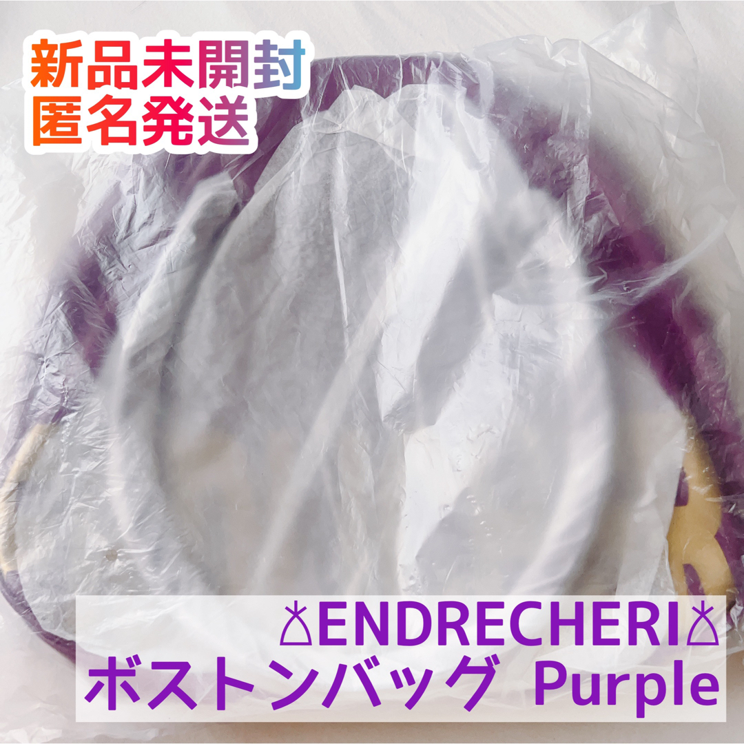 KinKiKids【新品未開封】ENDRECHERI さんかく型 ボストンバッグ Purple