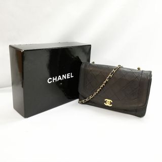 シャネル(CHANEL)の【美品】ダイアナ　チェーンショルダー　ショルダーバッグ　マトラッセ　ラムスキン(ショルダーバッグ)