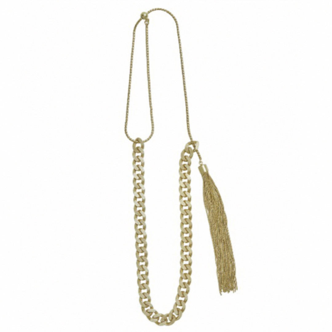 【Ameri】CHAIN FRINGE NECKLACE