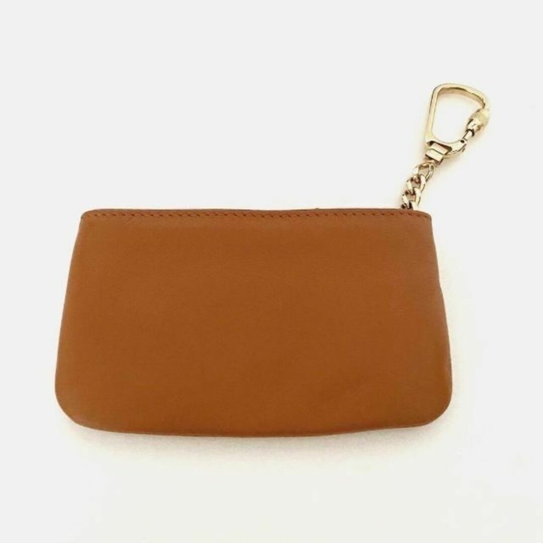 LOEWE(ロエベ)の【美品】ロエベ コインケース 小銭入れ ナッパレザー チェーン付 ブラウン 茶色 レディースのファッション小物(財布)の商品写真