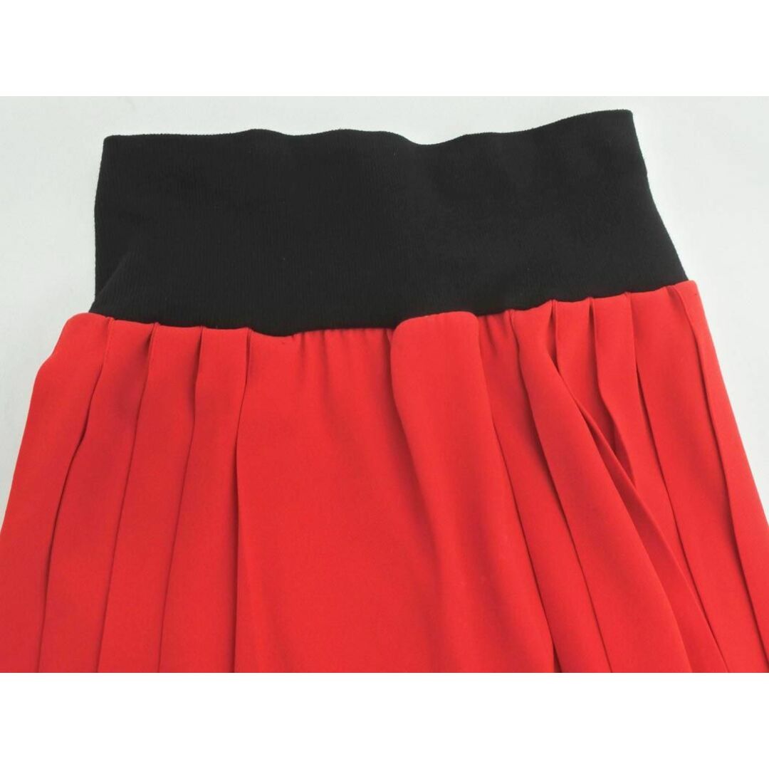 agnes b.(アニエスベー)のagnes b アニエスベー タック フレア ミニ スカート size40/赤 ■◆ レディース レディースのスカート(ミニスカート)の商品写真