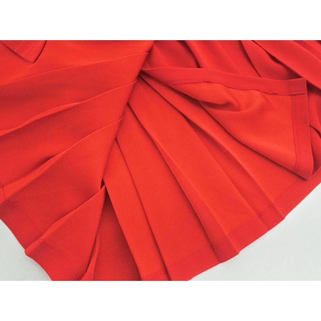 agnes b.(アニエスベー)のagnes b アニエスベー タック フレア ミニ スカート size40/赤 ■◆ レディース レディースのスカート(ミニスカート)の商品写真