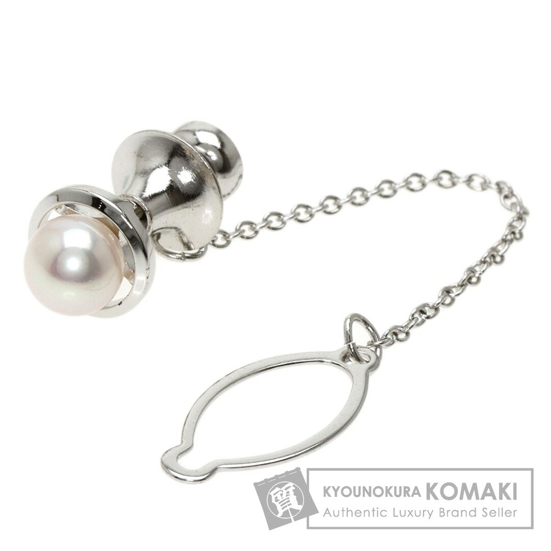 MIKIMOTO アコヤパール 真珠 タイピン タイピン SV メンズ