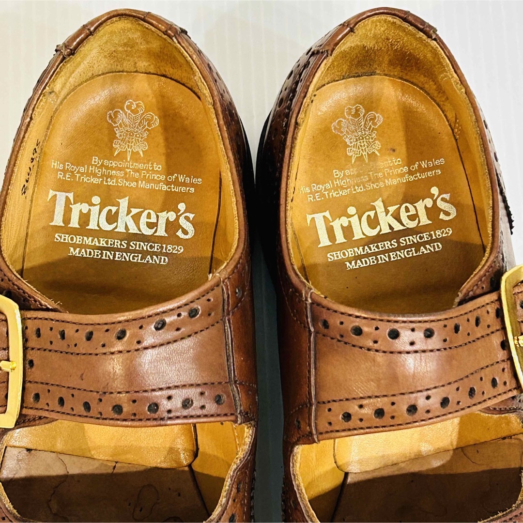 Tricker's トリッカーズ　メリージェーン　シングルモンク　本革　24.5