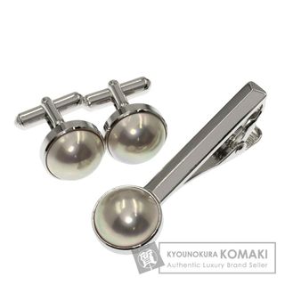 タサキ(TASAKI)のTASAKI パール 真珠 カフス 2点セット タイピン SV メンズ(その他)