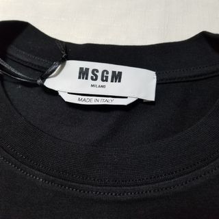 MSGM エムエスジイエム ラインストーンロゴTシャツ