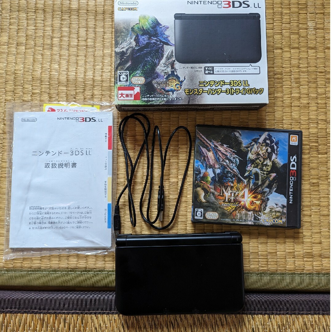 美品】ニンテンドー 3DS LL 本体 ブラック モンハン4G - ゲームソフト 美品】ニンテンドー 3DS LL 本体 ブラック モンハン4G - ゲームソフト