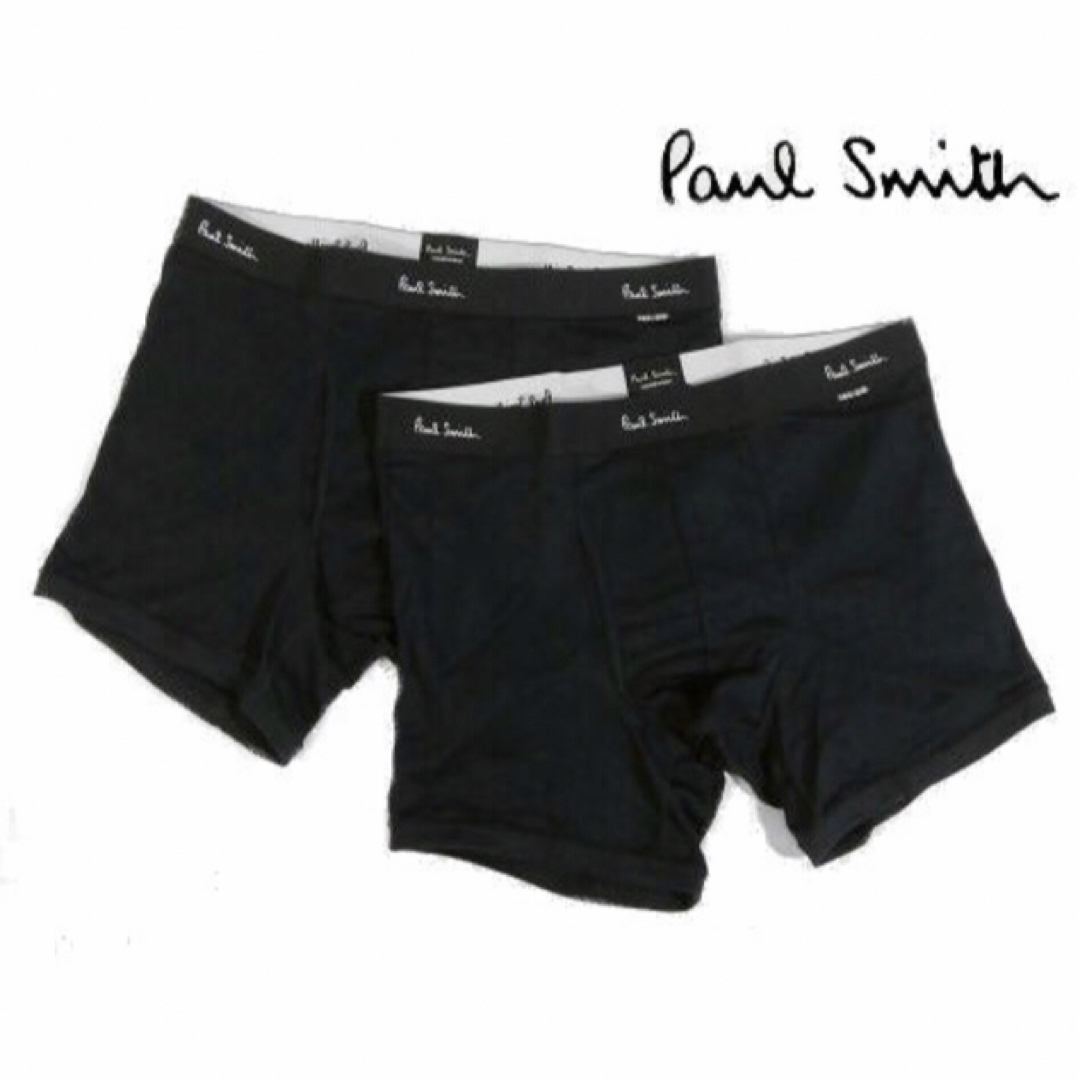Paul Smith(ポールスミス)の【ポールスミス/Paul Smith】レギュラーボクサーパンツ・LL・ブラック メンズのアンダーウェア(ボクサーパンツ)の商品写真