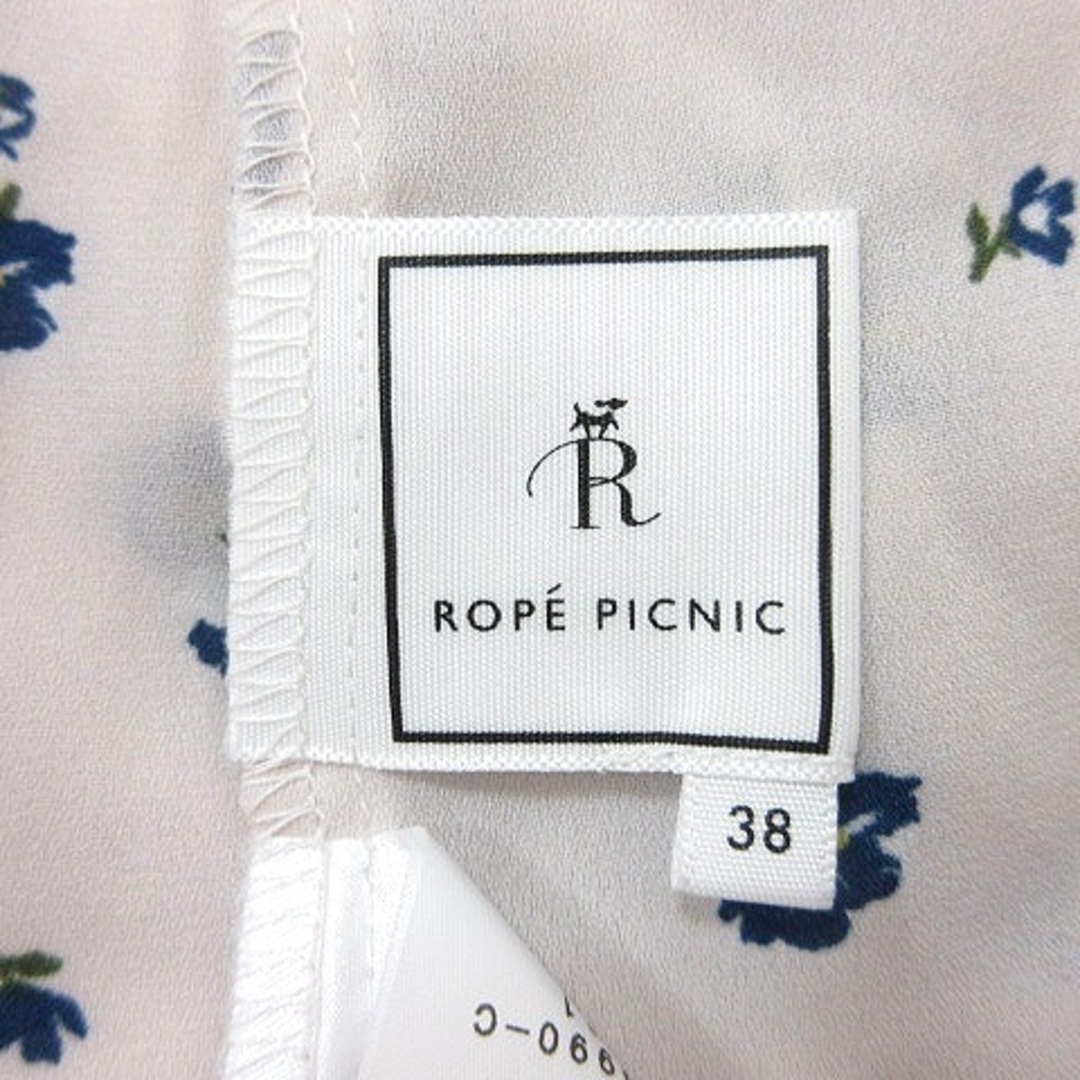 Rope' Picnic(ロペピクニック)のロペピクニック ROPE Picnic ブラウス 花柄 長袖 38 ピンク レディースのトップス(シャツ/ブラウス(長袖/七分))の商品写真