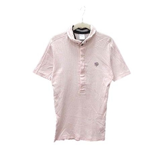 フランシストモークス ポロシャツ カットソー ボタンダウン 半袖 2 ピンク(ポロシャツ)