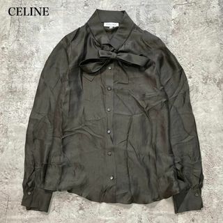 celine - 美品 セリーヌ バイカラーデザインシャツ 42 フィービーの