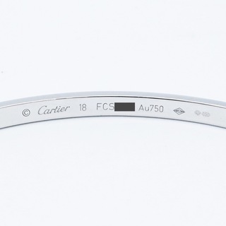 Cartier - 【仕上済】カルティエ ラブブレス #18 SM WG ダイヤ 18