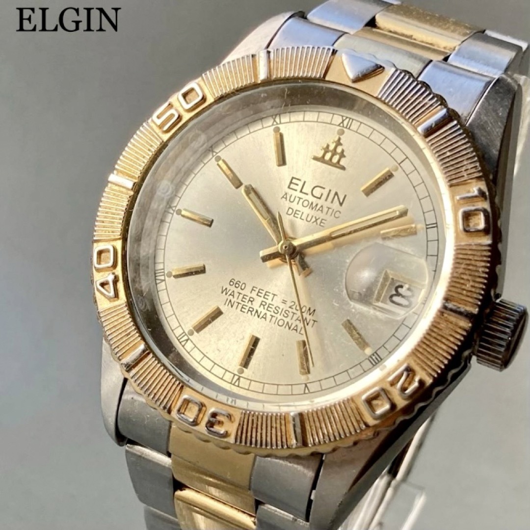 ELGIN - infntb様専用【動作品】エルジン ELGIN メンズ 腕時計 自動